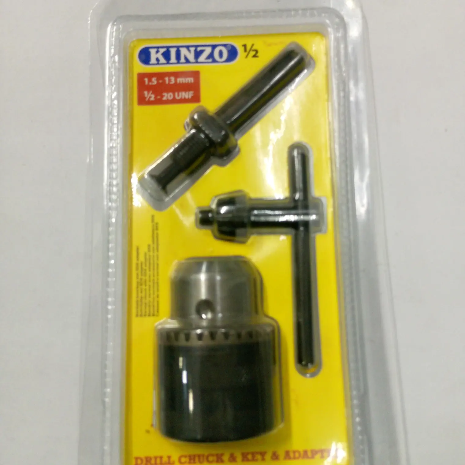 หัวสว่านรูเกลียว พร้อมอะแดปเตอร์ 1/2 นิ้ว KZ-00468