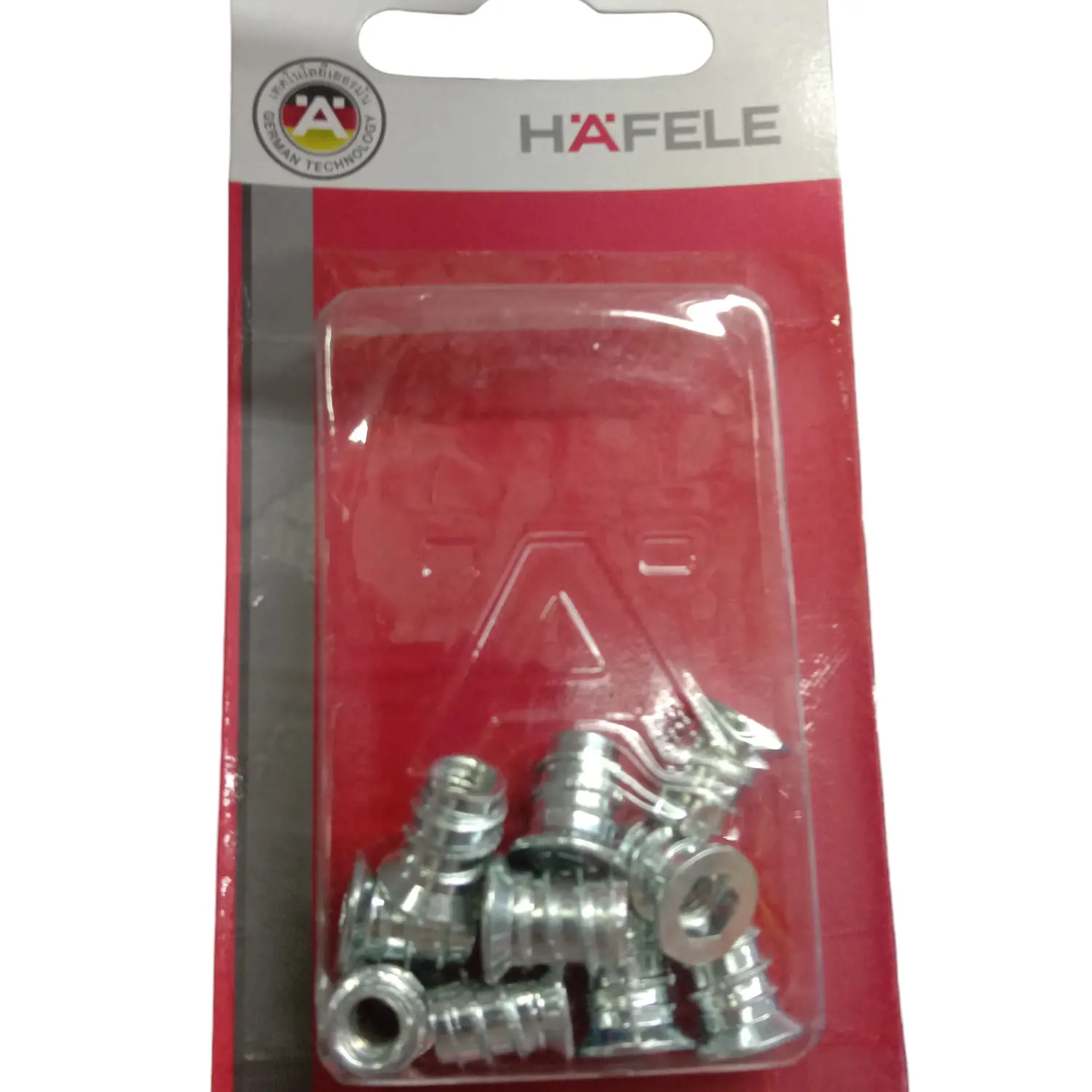 น๊อตตัวหนอน INSERT NUT ZINC M6 13/12MM HAFELE