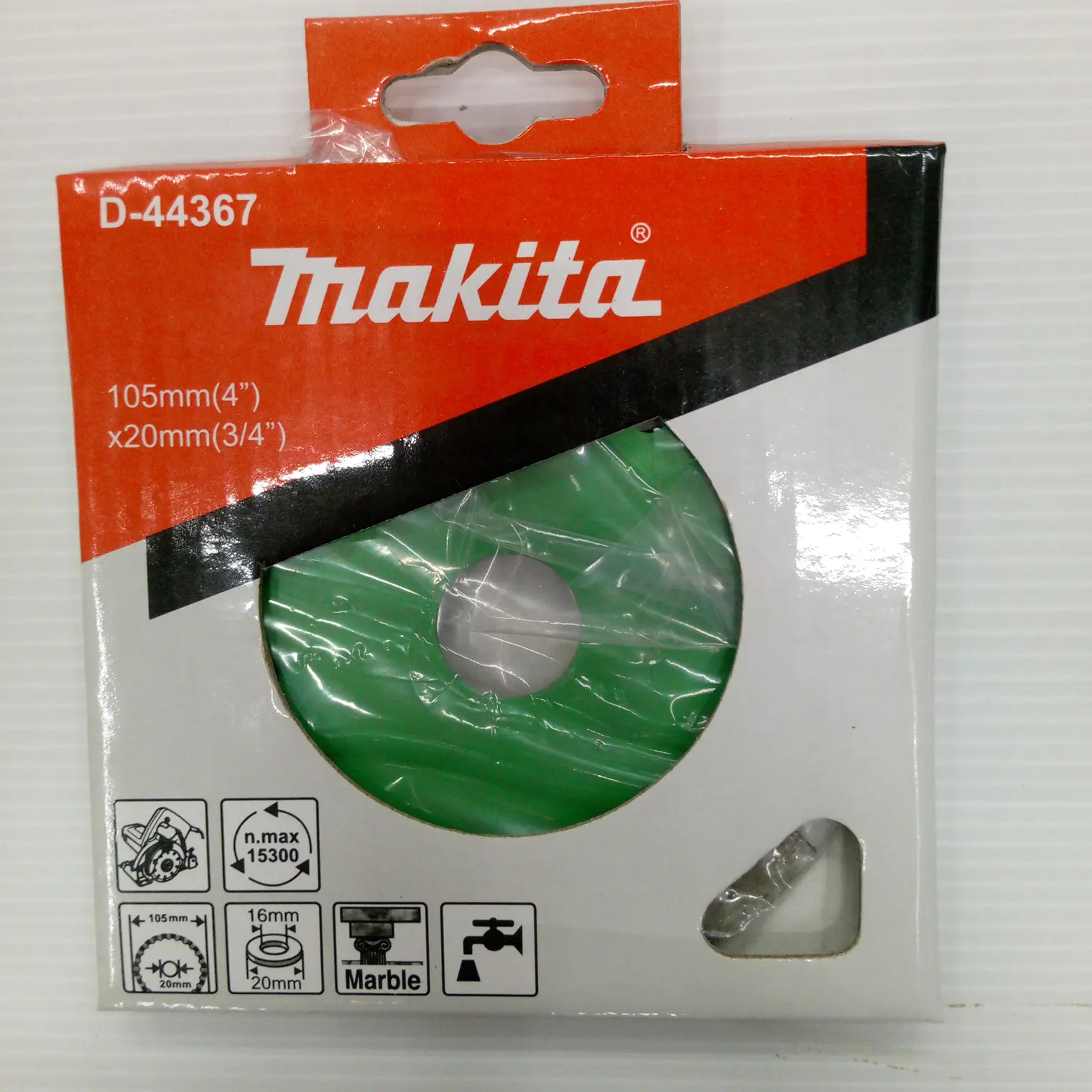 ใบตัดเพชร น้ำ-หินอ่อน 4 นิ้ว MP003208 D-44367 สีเขียว MAKITA