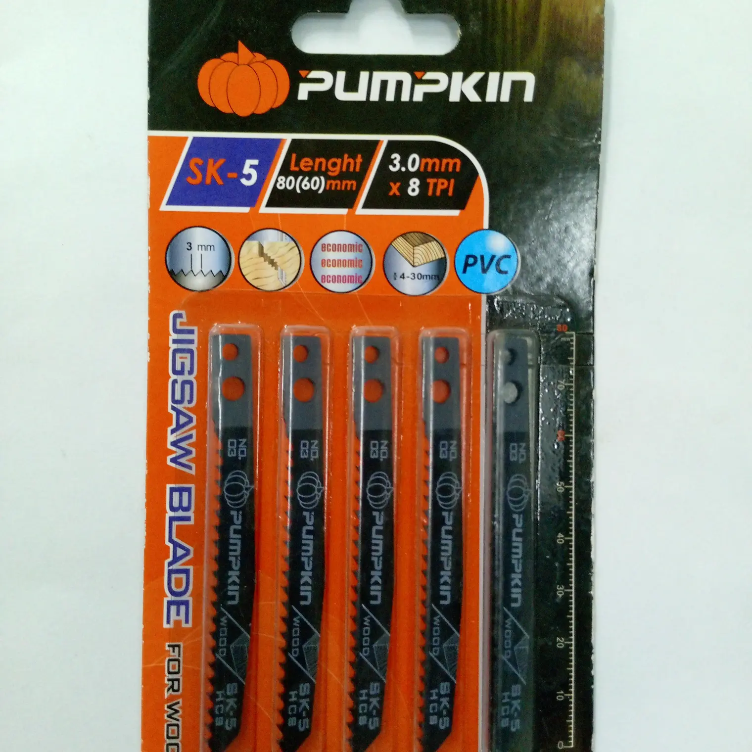 ใบเลื่อยจิ๊กซอว์ NO.3 (FOR MAKITA) PUMPKIN
