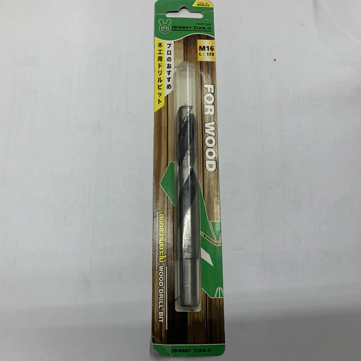 ดอกสว่านเจาะไม้ No.WD008-016 M16 RABBIT