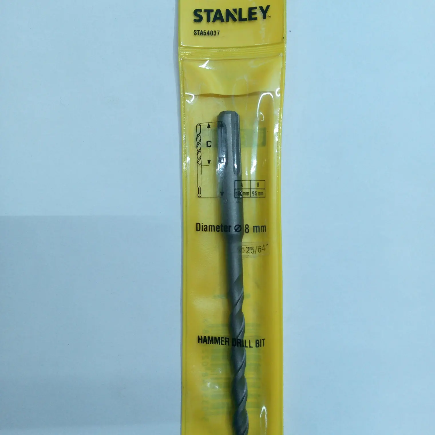 ดอกสว่านโรตารี SDSplus เจาะปูน ขนาดเล็ก 8 x 160 STANLEY