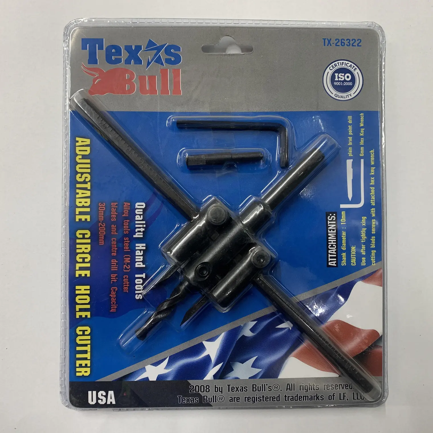 โฮลซอเจาะฝ้า (ไฟดาวน์ไลท์) 30-200มม. Texas Bull PUMPKIN