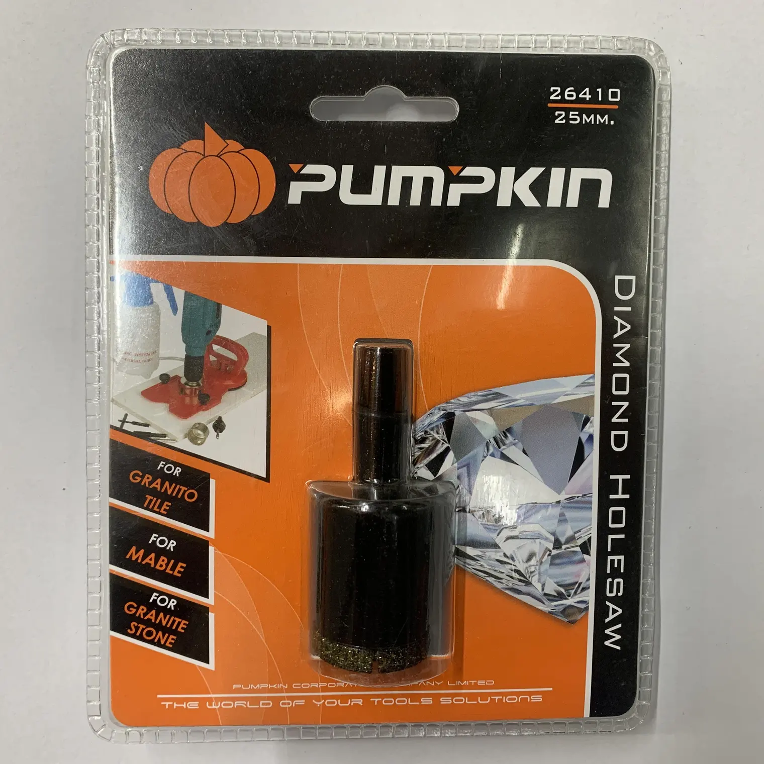 ดอกโฮลซอเพชรเจาะแกรนนิตโต้ 25มม. PUMPKIN
