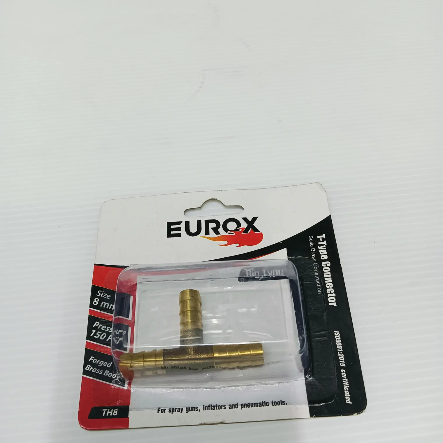 สามทางเสียบสายทองเหลือง (3ทางหางปลา) สามทางหางปลา E 8H 2หุน EUROX