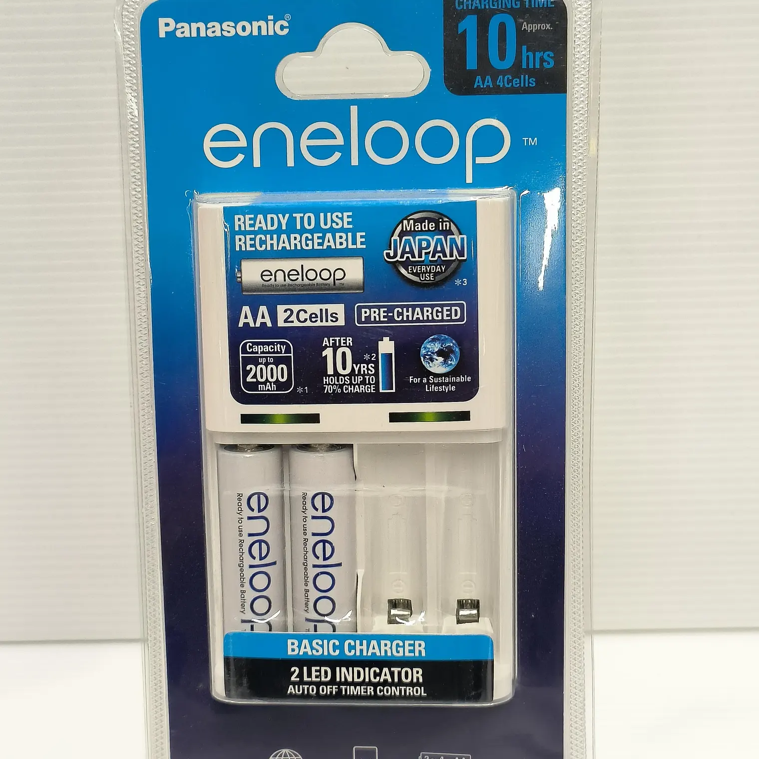 เครื่องชาร์จมาตรฐาน+ถ่าน AA 2ก้อน PANASONIC