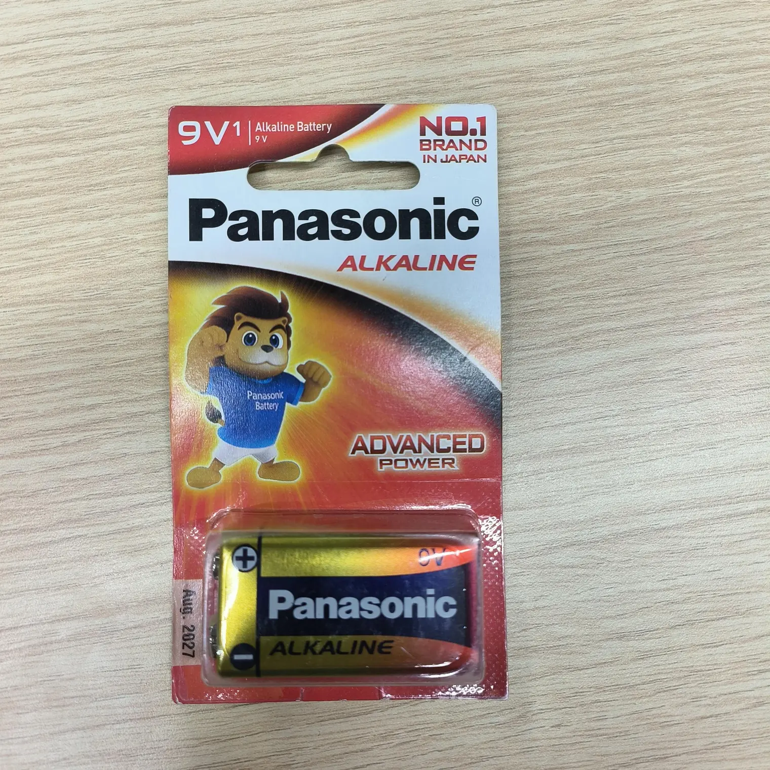 ถ่านอัลคาไลน์ 9V (1 ก้อน) 6LR61T/1B PANASONIC