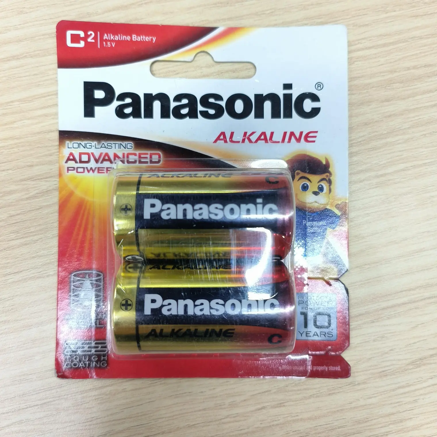 ถ่านอัลคาไลน์ 1.5V (2 ก้อน) LR14T/2B C PANASONIC