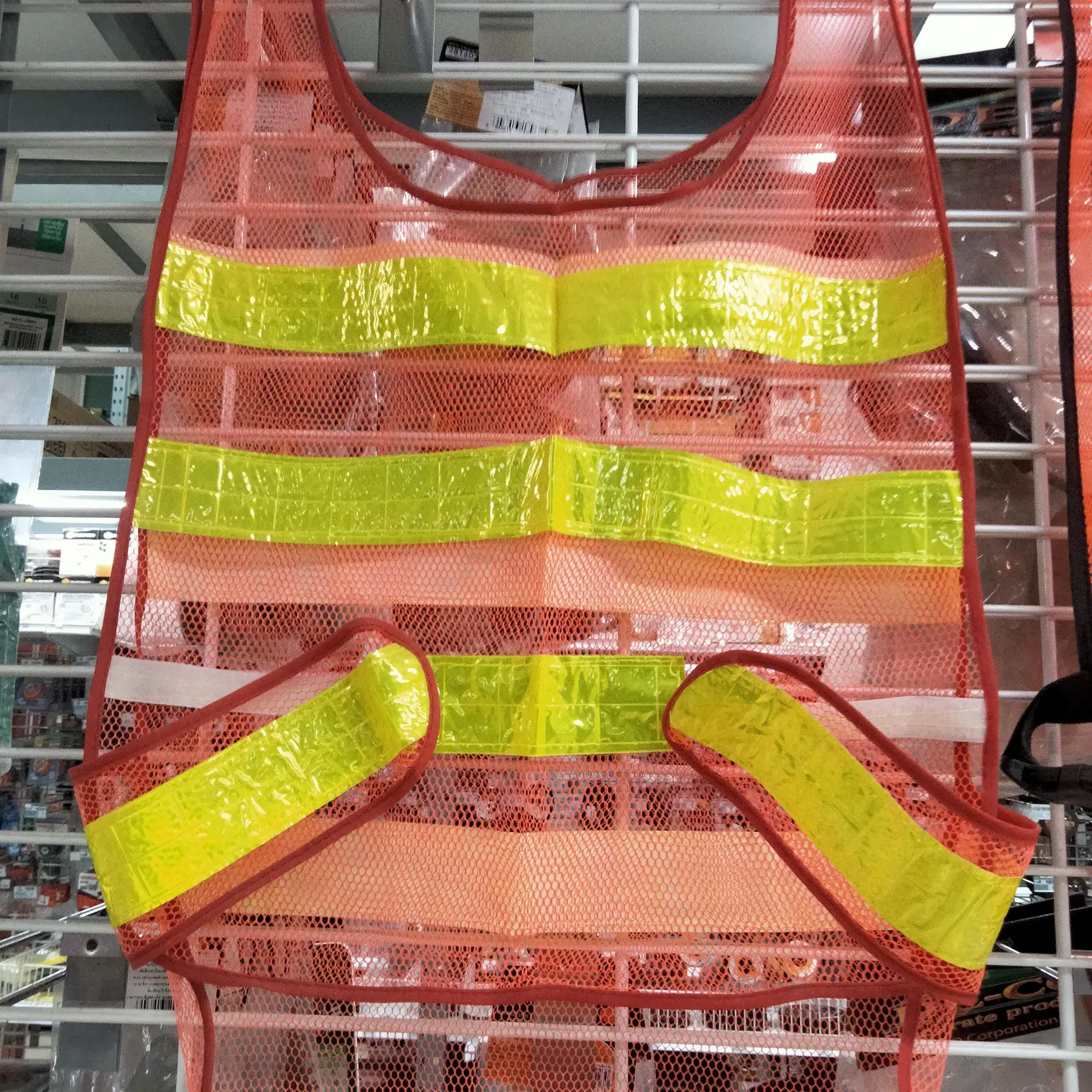 เสื้อกั๊กจราจร สะท้อนแสง 3 แถบ