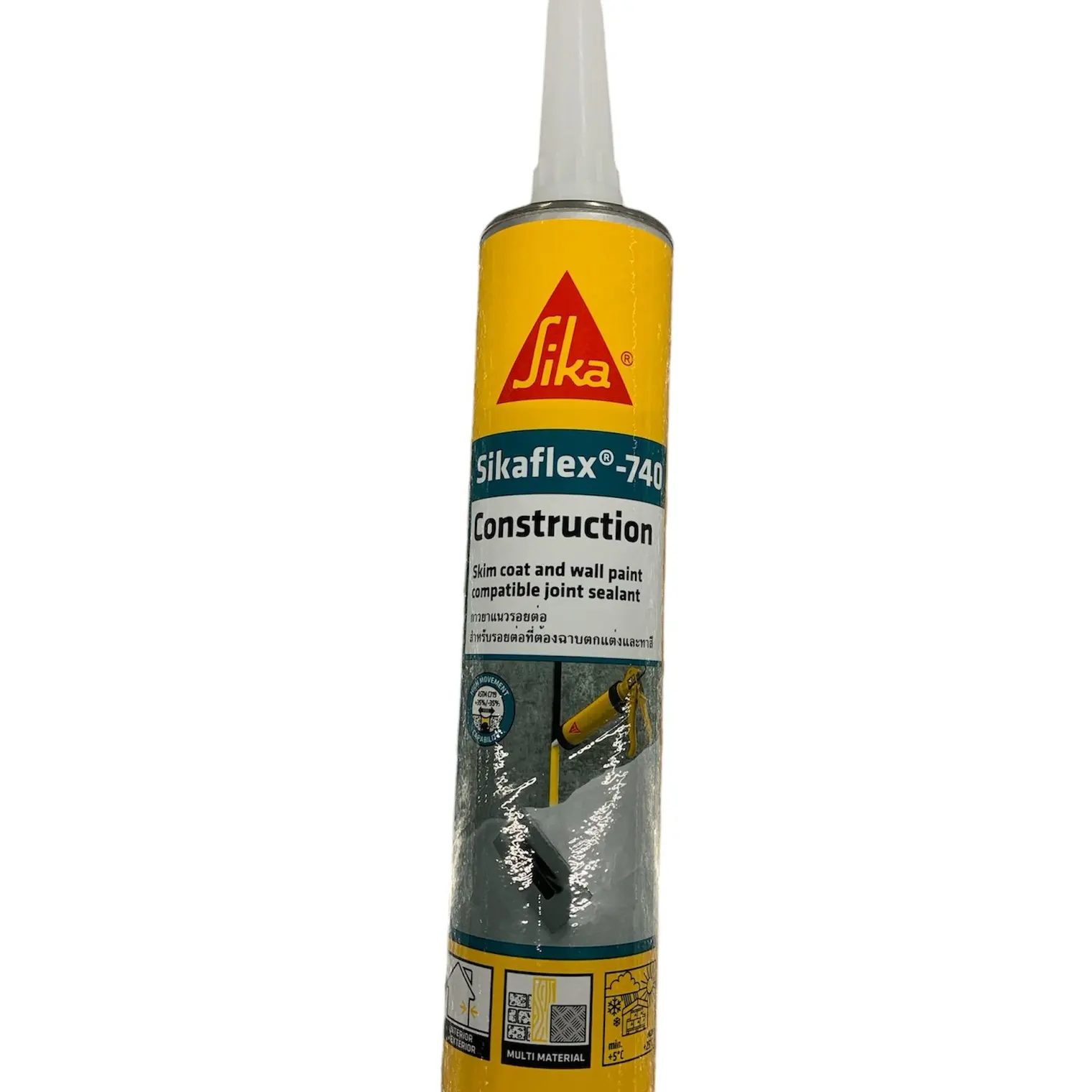 โพลียูรีเทนอุดรอย 300 มล. ikaflex 740 Construction สีเทา SIKA