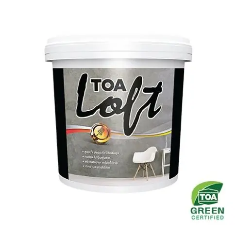 ลอฟท์ ปูนฉาบขัดมันสำเร็จรูป ภายนอก #LOFT2 10 กก. TOA