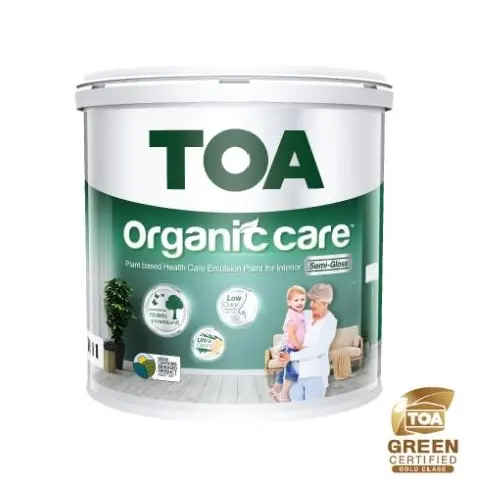 สีน้ำภายใน กึ่งเงา ออร์แกนิค แคร์ เบส C (2.5กล.) TOA