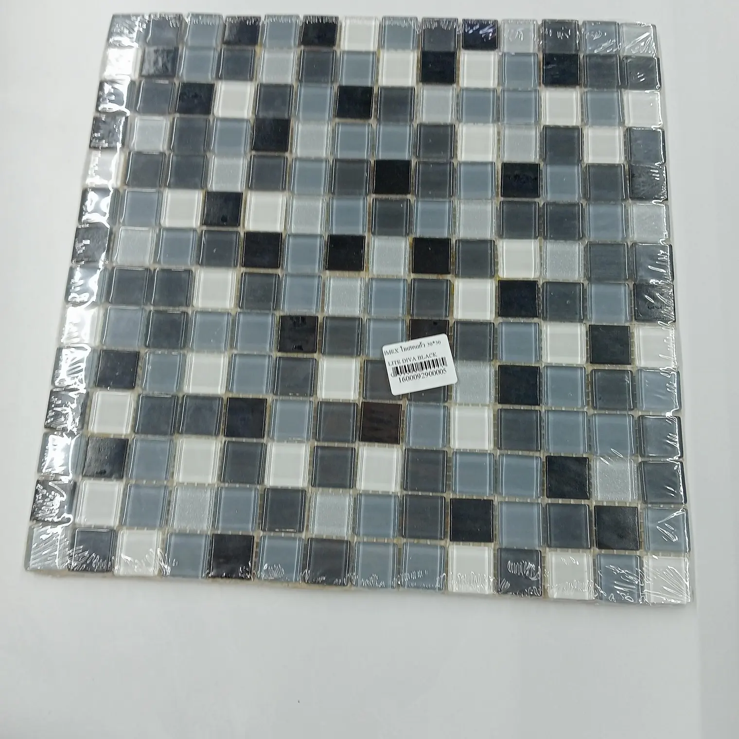 โมเสคแก้ว LITE DIVA BLACK 30 x 30 ซม. CTZ-05DV IMEX