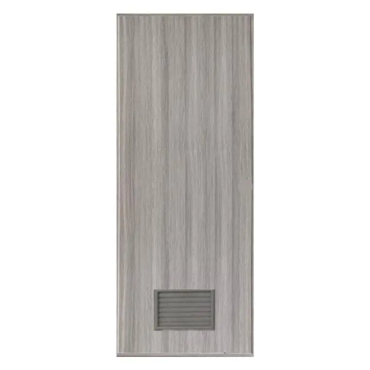 ประตู PVC พื้นขาวเกล็ดเทาอ่อน ไม่เจาะ 70 x 180 ซม. 06PU2-W1 WP