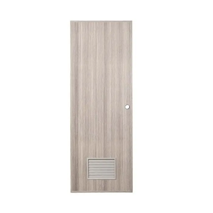 ประตู PVC พื้นขาวเกล็ดเทาอ่อน เจาะ 70 x 180 ซม. 06PU2-W1.1 WP