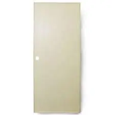 ประตู PVC ทึบ เจาะ 80 x 200 ซม. 1.5 ซม. สีครีม