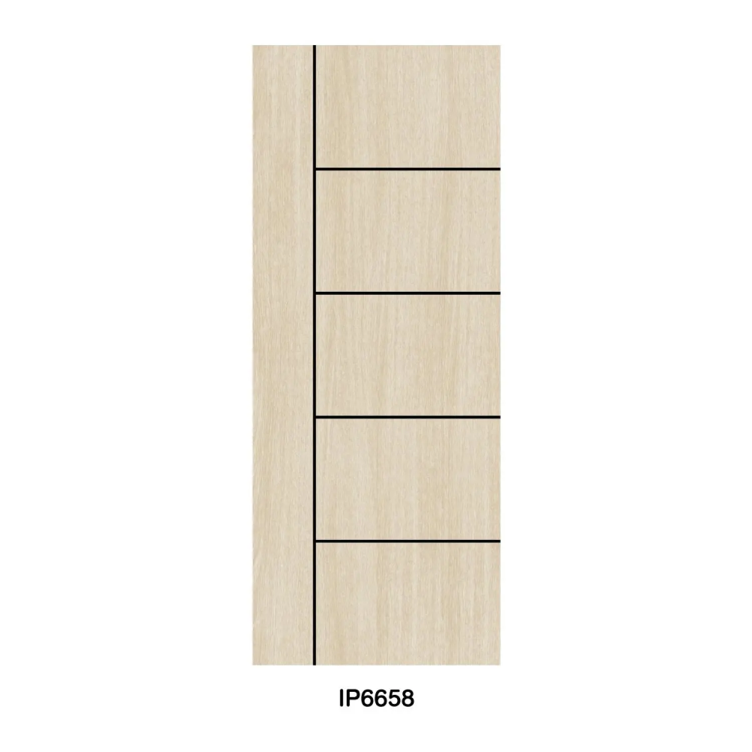 ประตู IDOOR S6 ลาย 06 80 x 200 ซม. IP6658 Tango LEOWOOD