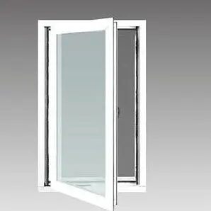หน้าต่างบานกระทุ้งเดี่ยว 60 x 40 ซม. W13WG สีอบขาว WINNER