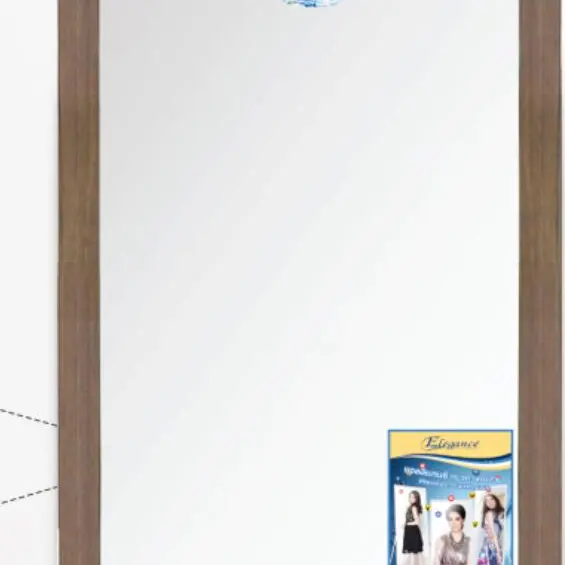 กระจกโมเดิร์น 35 x 50 ซม. EG8325 ลายไม้มอคค่า Elegance