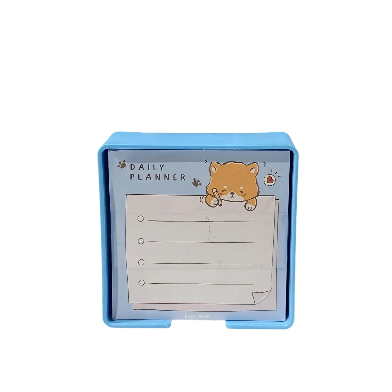 กระดาษโน๊ต ลายสุนัข 416 สีฟ้า MOSHI