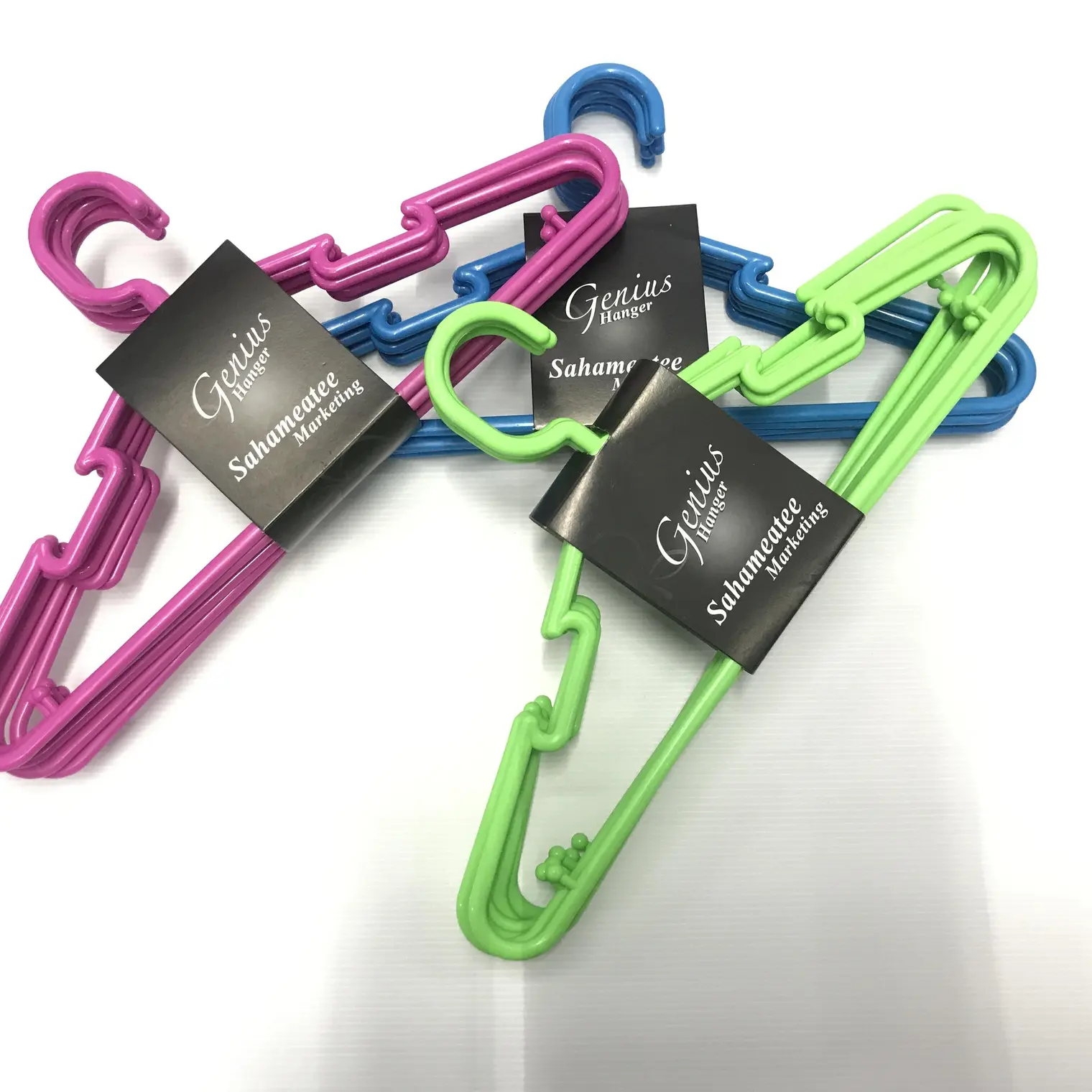 ไม้แขวนเสื้อ 724 คละสี SN