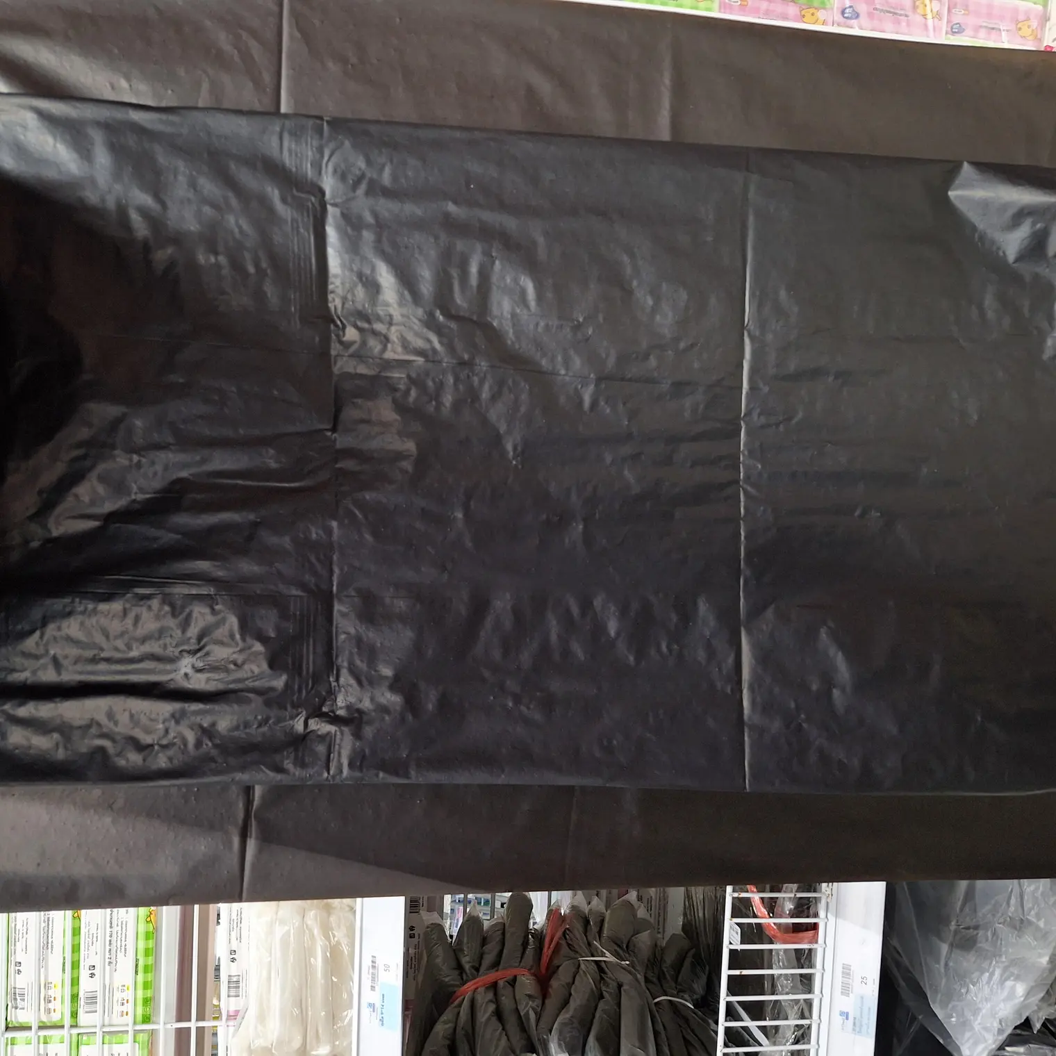 ถุงขยะ HD 28 x 36 หนา 0.10 มม. สีดำ