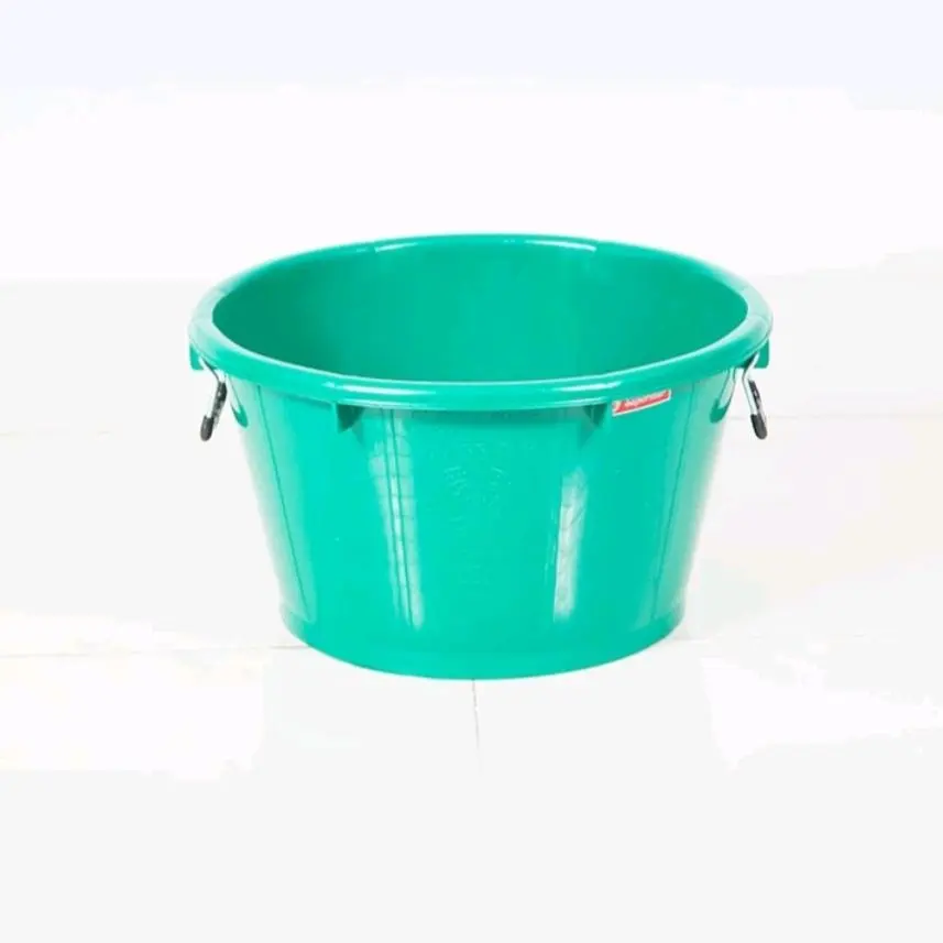 กะละมัง น.ส หูเหล็ก กลม 31L.(1โหล/มัด) เบอร์ 6 สีเขียว ตรางู