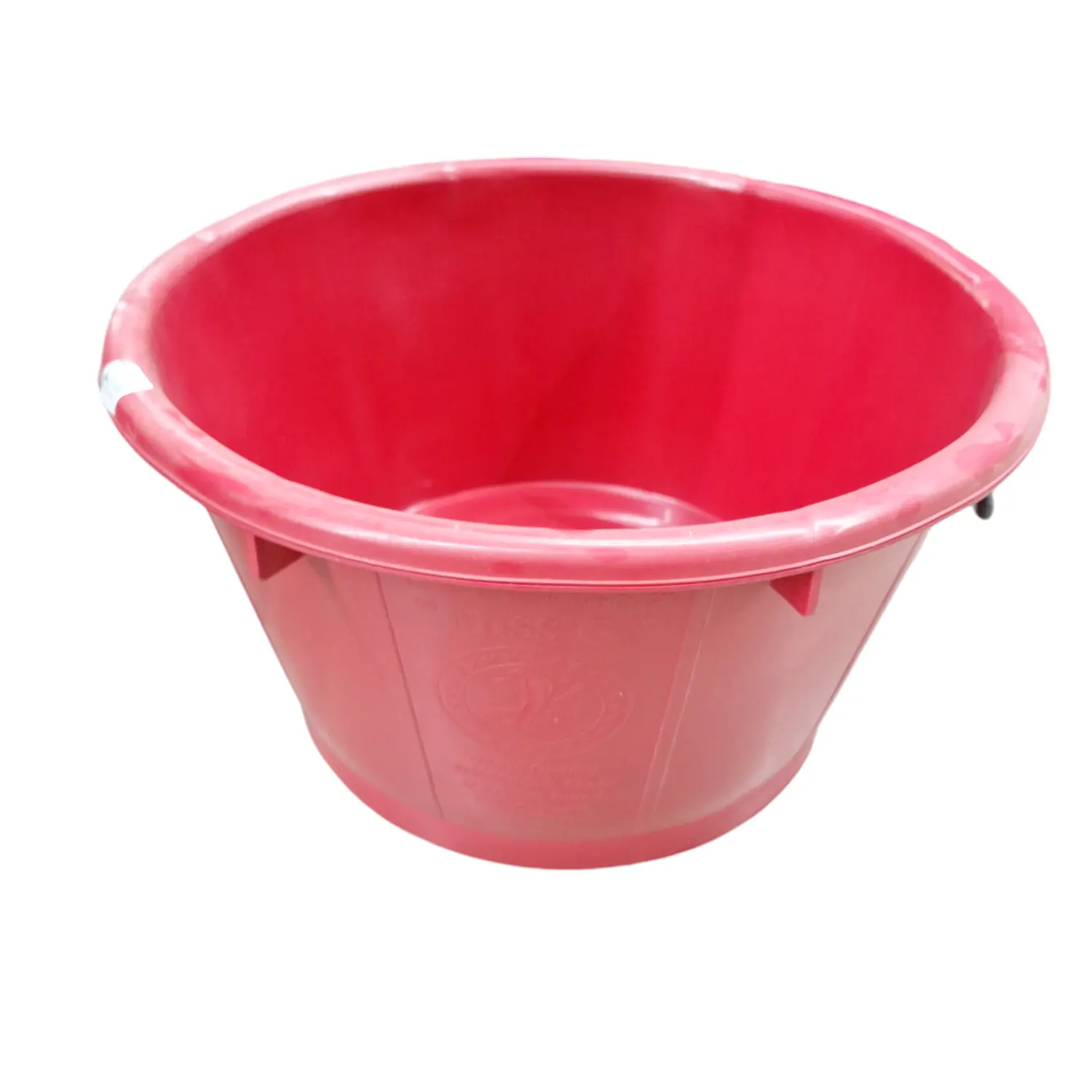 กะละมัง น.ส หูเหล็ก กลม 31L.(1โหล/มัด) เบอร์ 6 สีแดง ตรางู