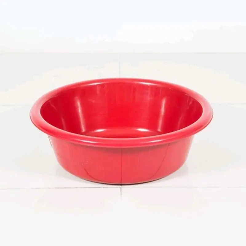 กะละมัง ทรงลึก-กลม 17L.(6โหล/มัด) เบอร์ 004/53 CP สีแดง ตรางู