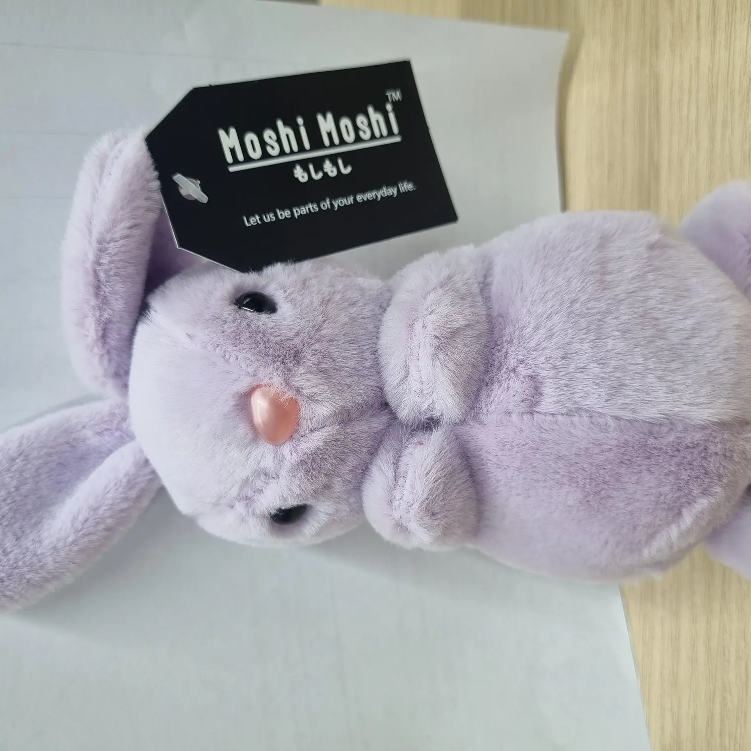 พวงกุญแจ กระต่ายอ้วน 004 สีม่วง MOSHI
