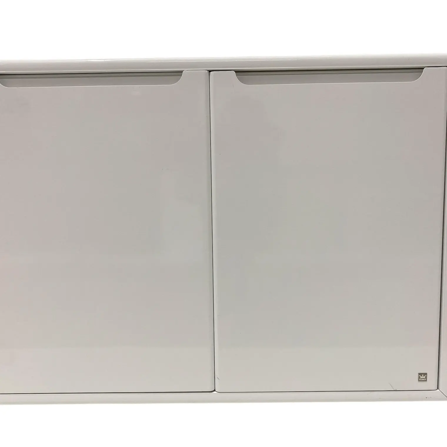 บานซิงค์คู่ PLATINUM เคิร์ฟ APSSP-2C-D86IR สีขาว KING