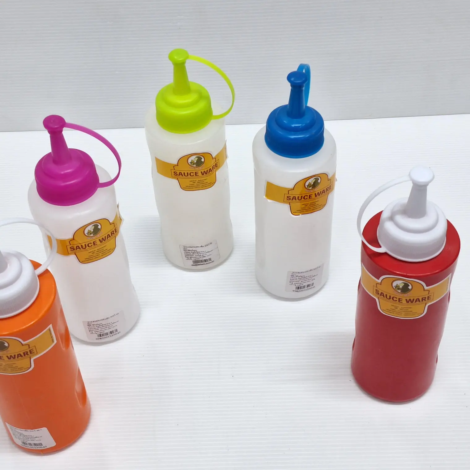 ขวดซอสหงอคงเล็ก เบอร์ 40-1 คละสี