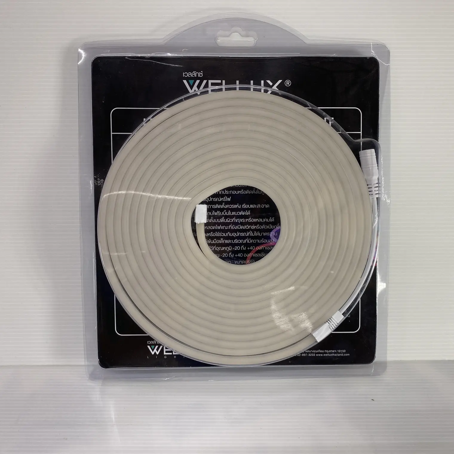 นีออนเฟล็ก LED 5 ม. NF-12V วอร์มไวท์ WELLUX