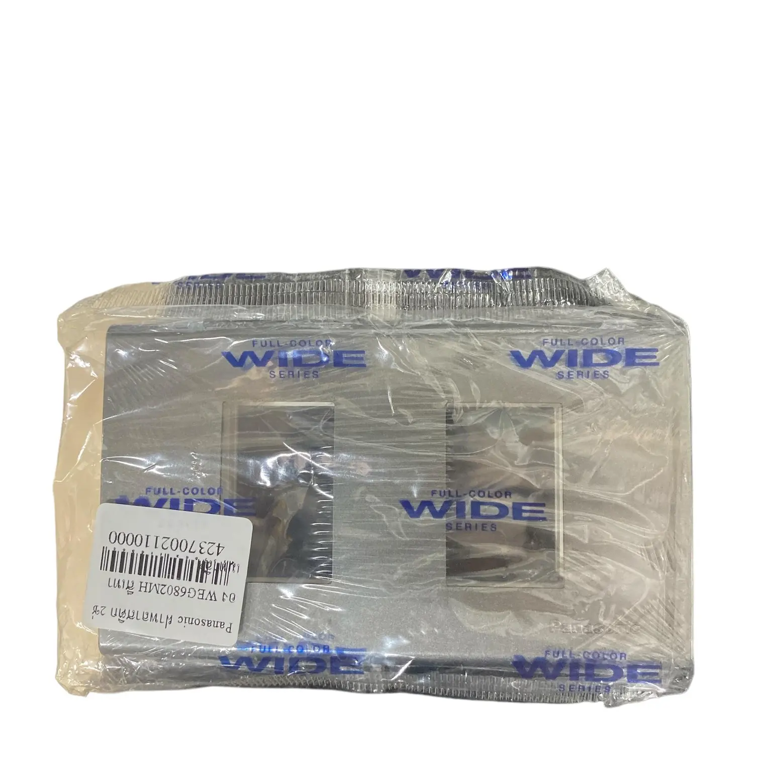 หน้ากากพลาสติก 2 ช่อง WEG6802MH สีเทาเมทาลิค Panasonic