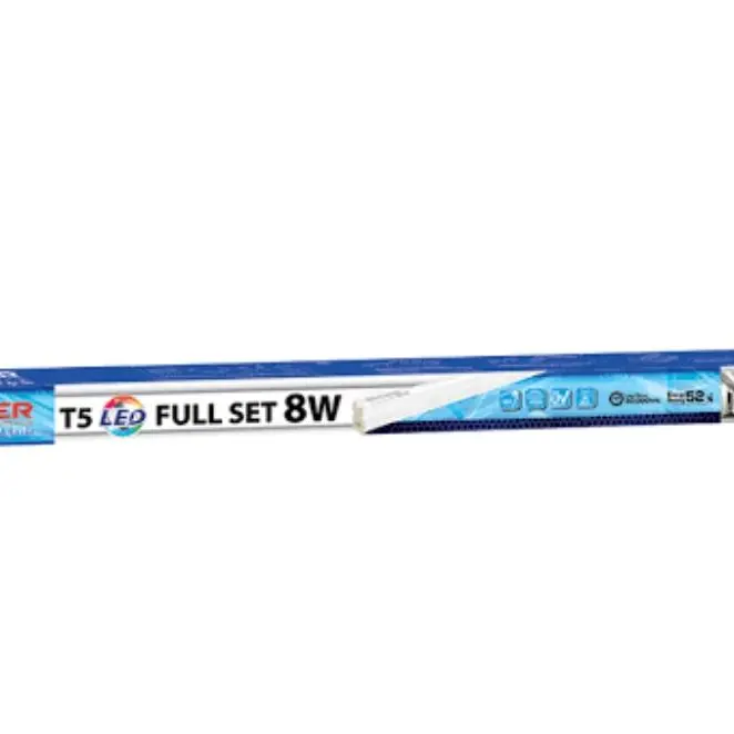 ชุดรางไฟ LED T5 Full Set 8W แสงขาว RACER