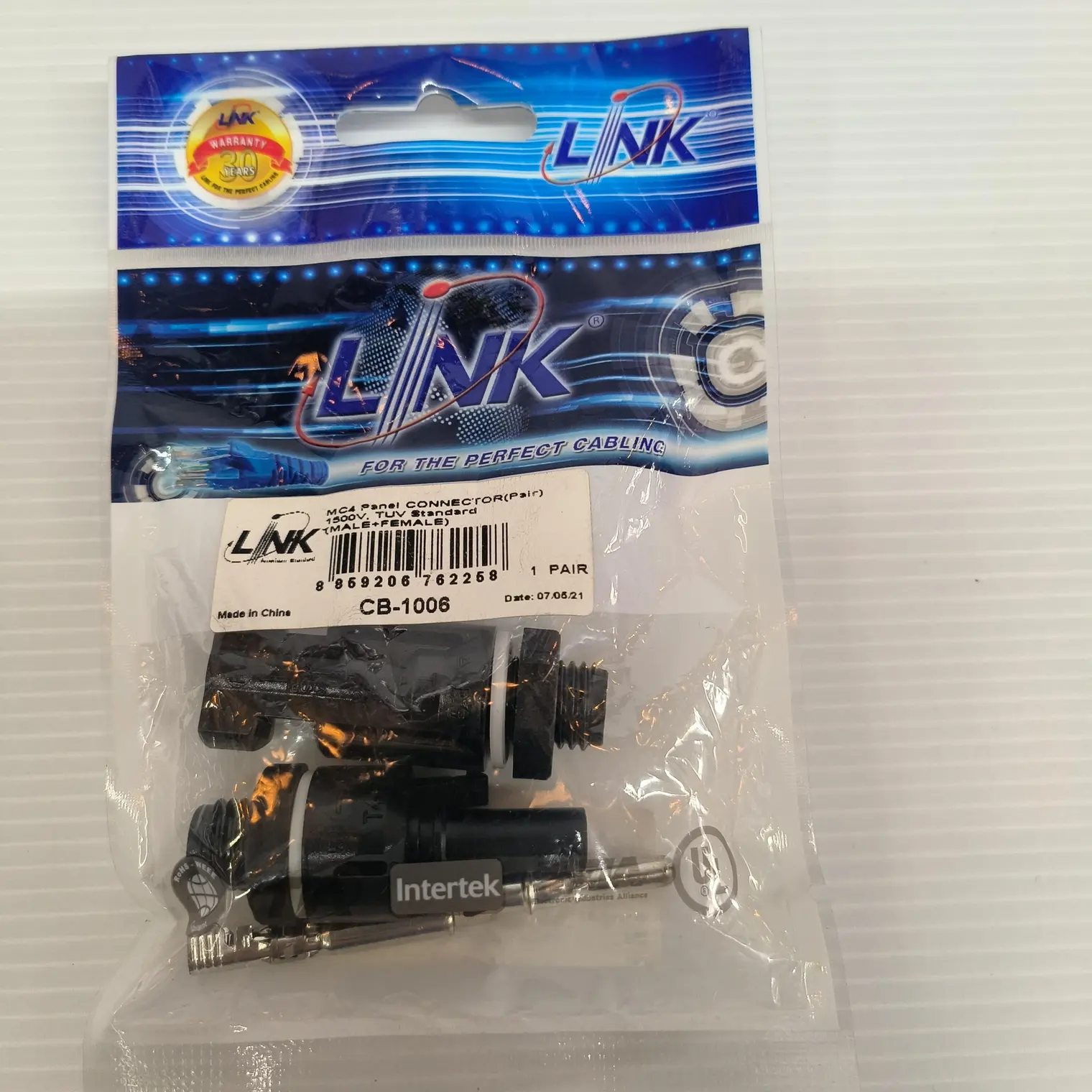 หัว MC4 Panel CONNECTOR 1500V CB1006A LINK