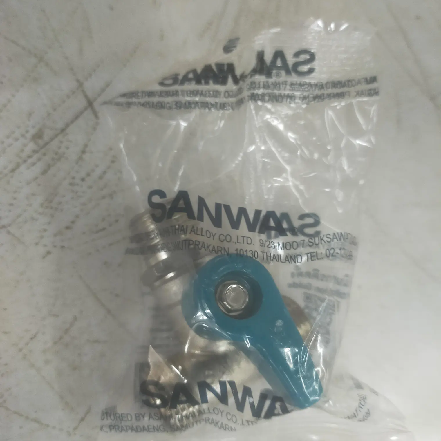 มินิบอลวาล์ว 3 ทาง ผผผ. 1/2 นิ้ว BV15 MINI (WM) SANWA