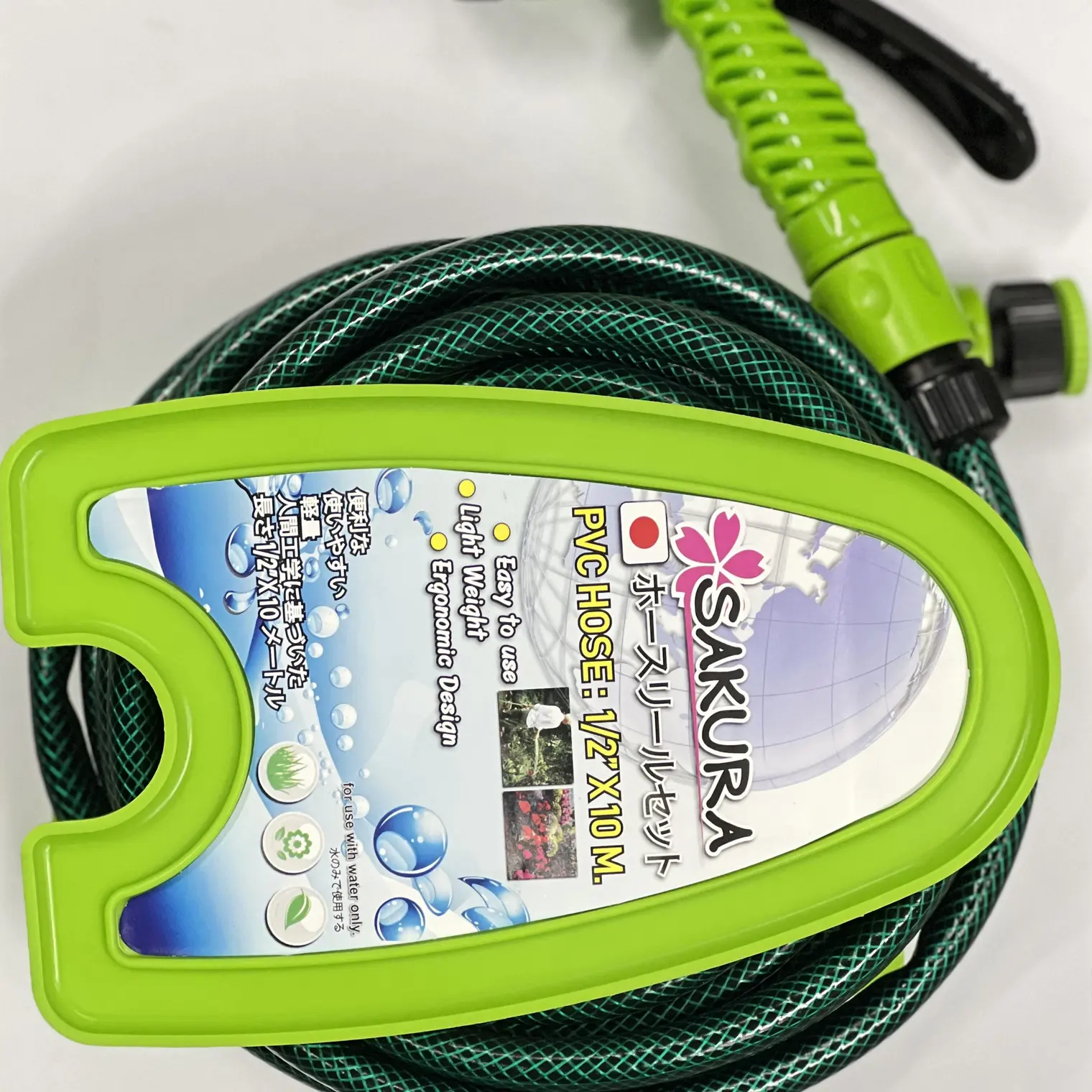 ชุดโรลพร้อมสายยาง MINI HOSE REEL 1/2 นิ้ว x 10 ม. DGS2001 SAKURA