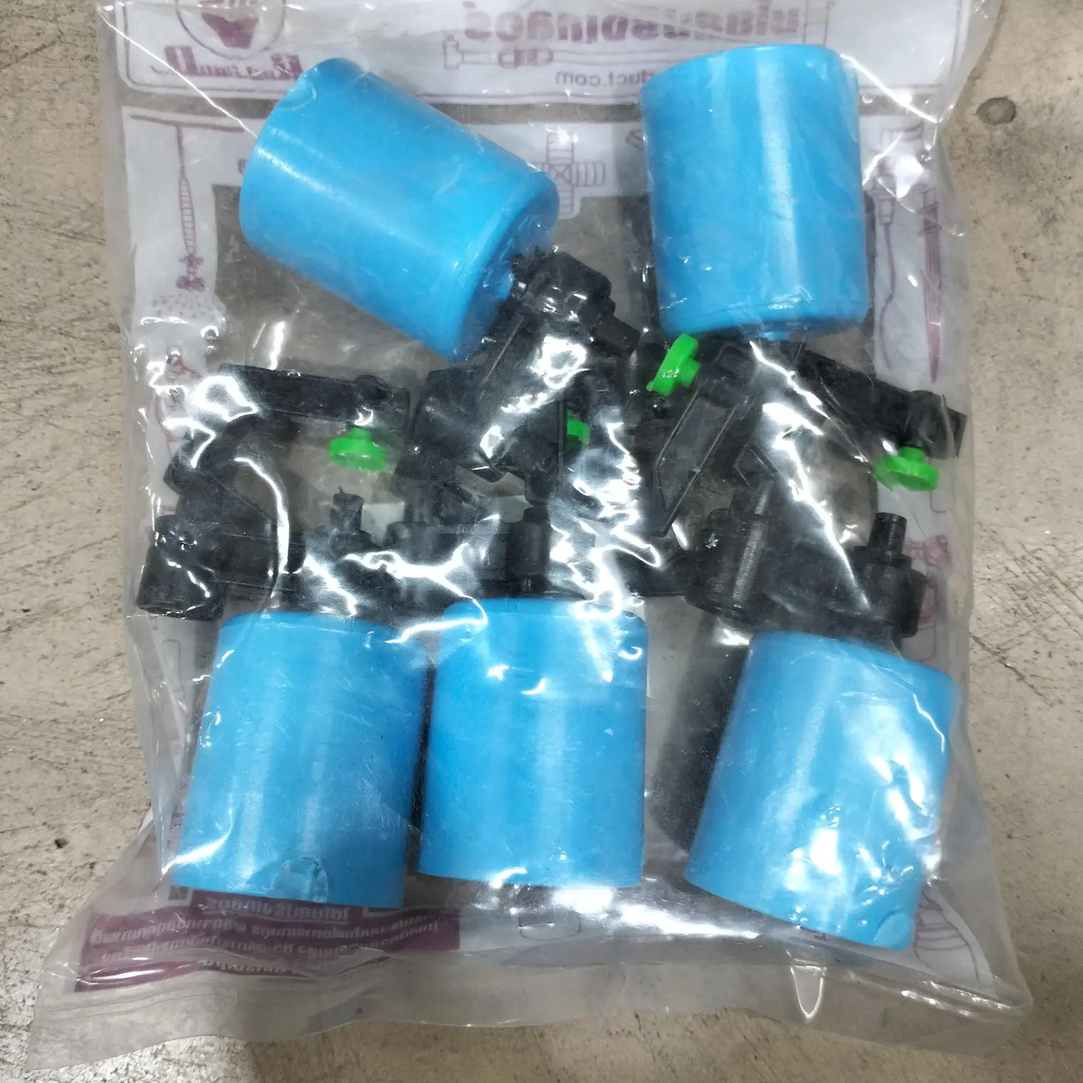 มินิสปริงเกลอร์ ใบ D + ฝาครอบ PVC 1/2 นิ้ว (100/ถ.) Px5 321-DC KANOK