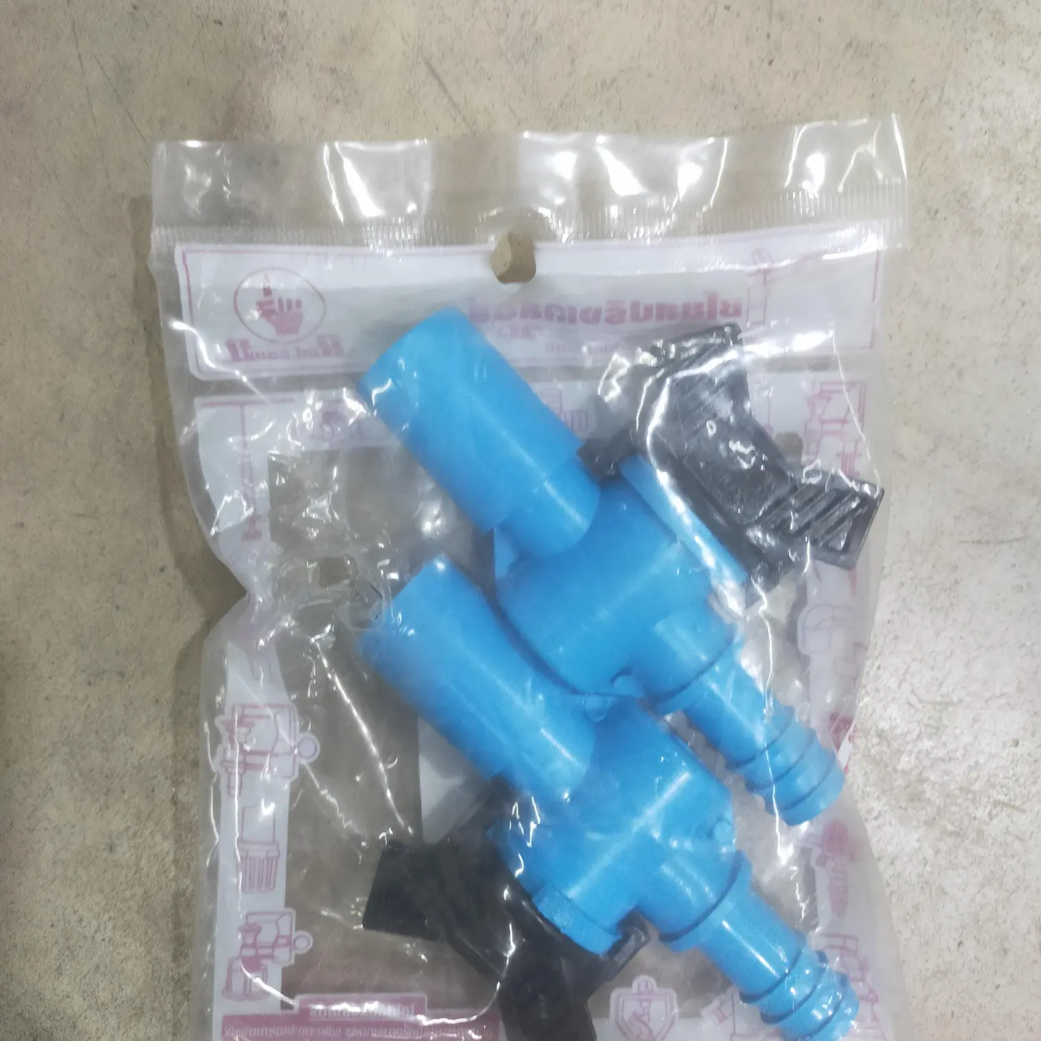 วาล์ว หางปลา สวมท่อ PVC-PE 1/2 นิ้ว x 16 มม. (100/ถ.) 387-1 KANOK