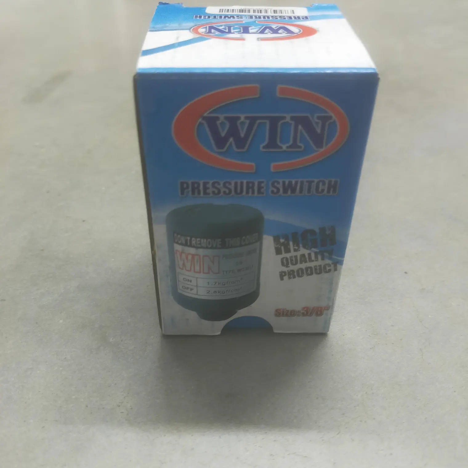 PRESSURE SWITCH WD3817 3/8 1.7–2.8 WIN