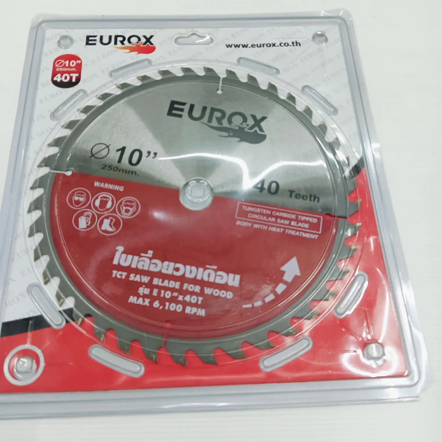 ใบเลื่อยวงเดือน E 10 นิ้ว 40 ฟัน EUROX