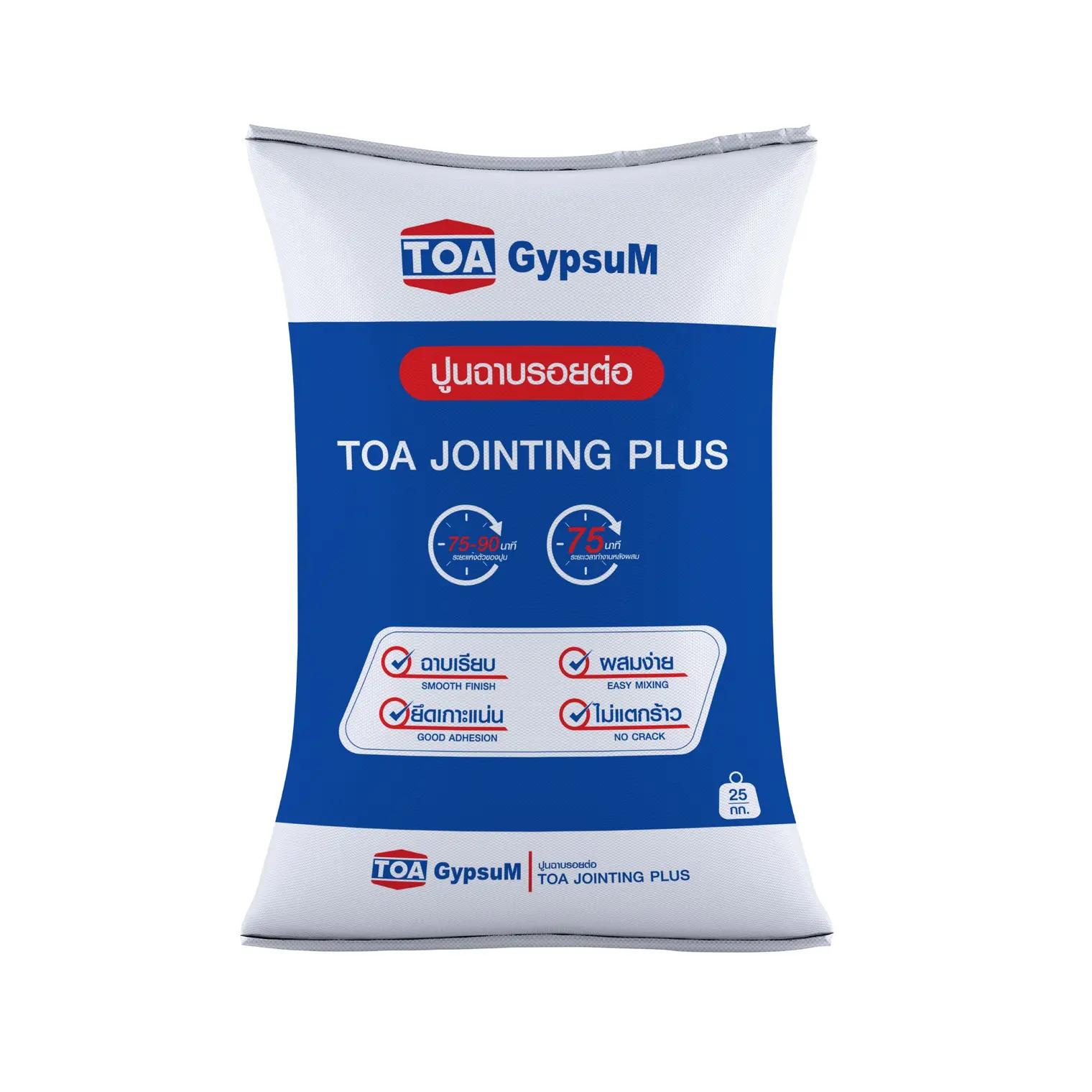 ปูนยิปซัม 25 กก. TOA