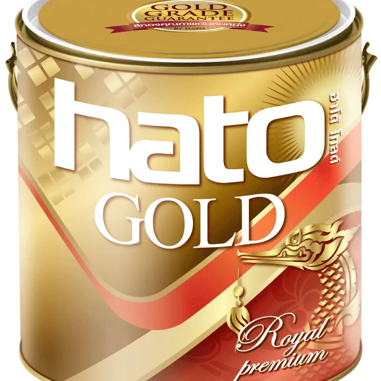 สีทองอะครีลิค เอมเพอเรอร์ สูตรนํ้า #BJ8008 (3.785ลิตร) HATO