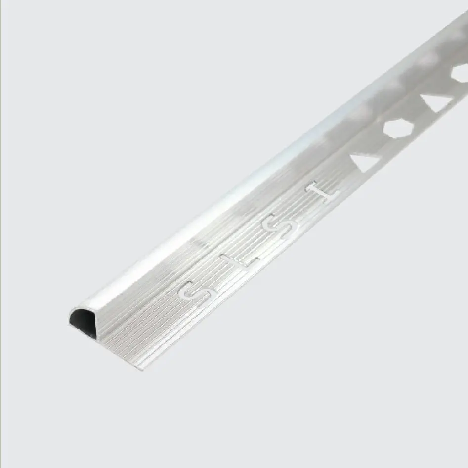 คิ้วอลูมิเนียม โค้งกลาง รุ่น CTS-102075 สีเงิน PPS