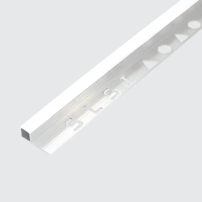 คิ้วอลูมิเนียม เหลี่ยม กลาง รุ่น SQS-102075 สีเงิน PPS