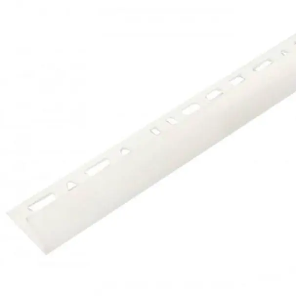 คิ้วกระเบื้อง บัวกาบกล้วย PVC (16 x 16) สีขาว BERRY