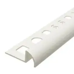 คิ้วกระเบื้อง PVC 13 มม. รุ่น LTF-132001 สีขาว PPS