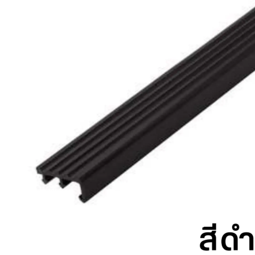 จมูกบันได กันลื่น 2ม. รุ่น SN-452011 สีดำ PPS