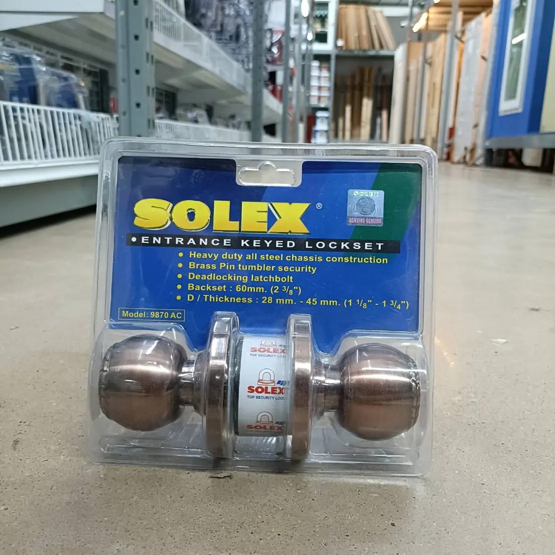 ลูกบิด (แผง) 9870 AC SOLEX